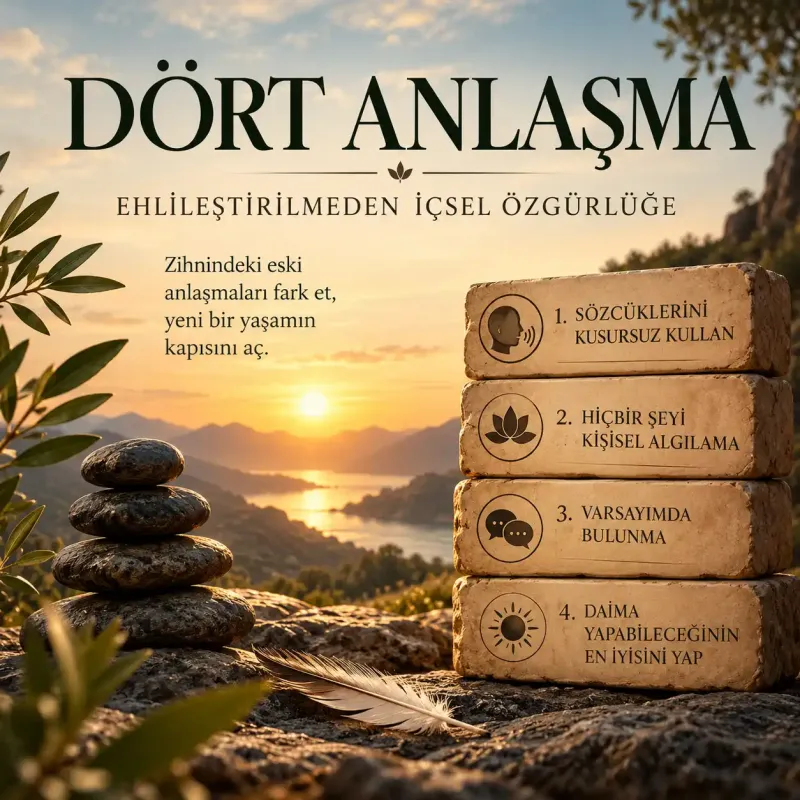 Dört Anlaşma – Don Miguel Ruiz (Kitap Özeti ve Toltek Bilgeliği İncelemesi)